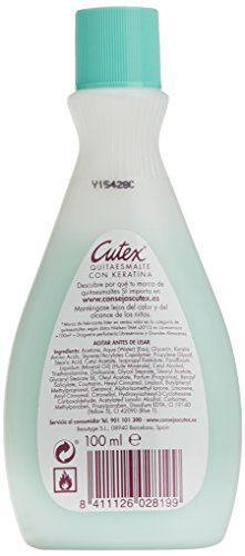 Cutex Quitaesmalte con Keratina - 100 ml