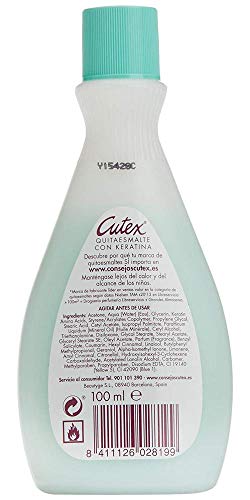 Cutex Quitaesmalte con Keratina - 100 ml