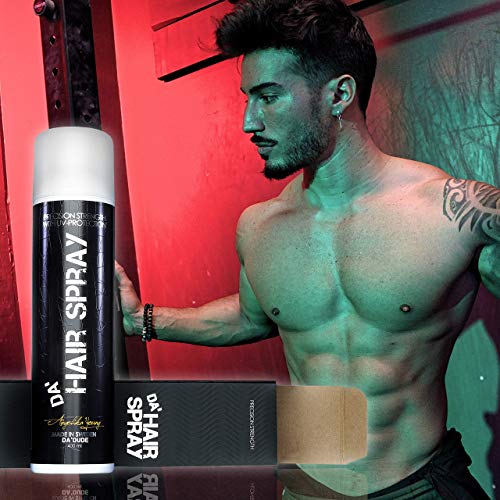 Da Dude Da Hairspray Laca Pelo Hombre Profesional Laca para el Pelo fuerte con Acabado Mate Formato grande 400 ml