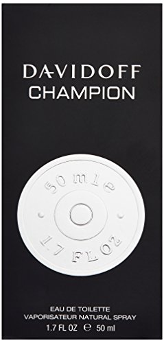 Davidoff Champion Eau de Toilette Vaporizador 50 ml, Multicolor