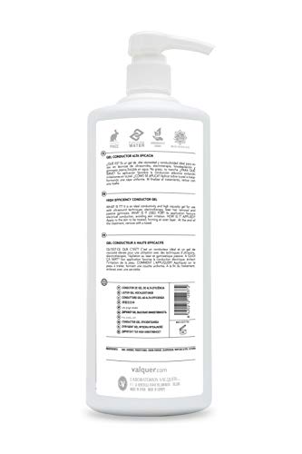 D'Bullón Gel Conductor para uso profesional (ultrasonidos, electroterapia,etc). Alta eficacia. Gel de contacto - 1000 ml