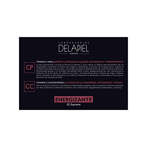 Delapiel Serum Energizante 15% Triple Vitamina C - 15 Ampollas