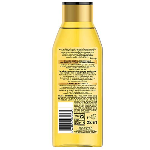 Dessange Mechas de luz Champú Nutri-pulidor 250 ml - Lote de 2