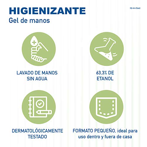 Dettol - Gel hidroalcoholico higienizante de manos - 50 ml x 6