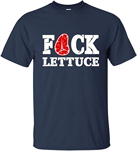 DGshirt Hombre's Fu CK Lettuce Funny Humor Cool T Shirt Funny Xmas tee