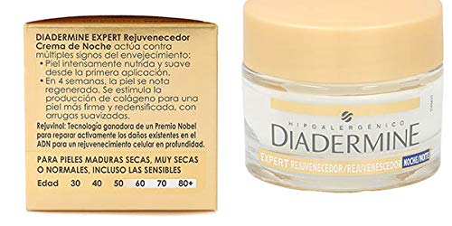 Diadermine - Expert Rejuvenecedor Crema de Noche - Piel más firme y redensificada - 50ml