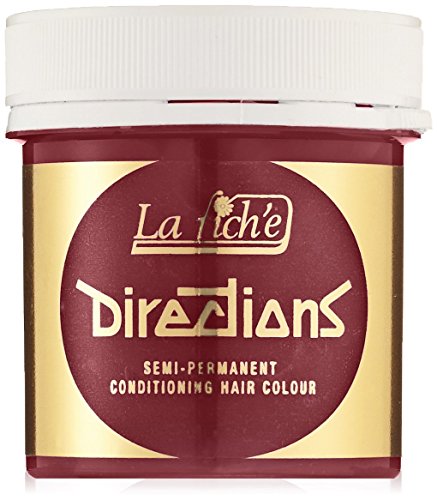 DIRECTIONS Pillarbox Red Semi-Permanent Hair Colour - 89ml Tub