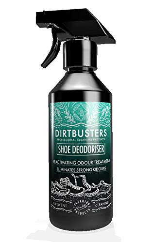 Dirtbusters - Desodorizante natural para zapatos de entrenamiento, neutralizador de olores, desodorizante, aroma de higo y cassis (500 ml)