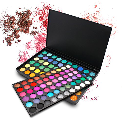 DISINO Paleta de Sombra de Ojos Colección Vivo Brillante Kit de Maquillaje Caja Profesional para Maquillaje Accesorio cosmético de Belleza (Paleta de Sombra de Ojos de 120 Colores) – Dibujo 1