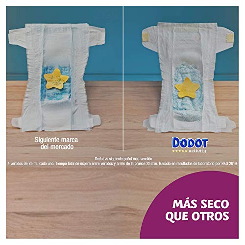 Dodot Activity Pañales Talla 5, 162 Pañales, 11-16 kg, Pañales con ajuste más resistente