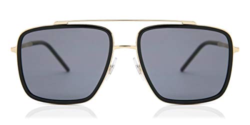 Dolce & Gabbana 0DG2220 Gafas de Sol, Gold/Black, 57 para Hombre