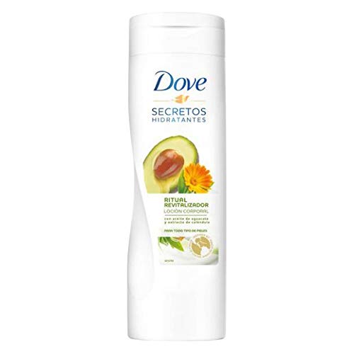 Dove Loción corporal con aceite de aguacate y extracto de caléndula, 400 ml