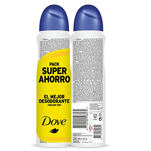 Dove -  Pack Ahorro Desodorante Original (2 X 200 ml)