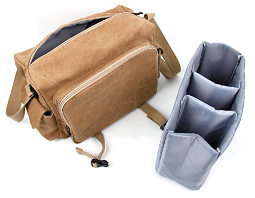 DURAGADGET Bolso Marrón/Botiquín para Equipo De Primeros Auxilios | Interior Acolchado Y con Separadores Médicos/Paramédicos/Enfermeros