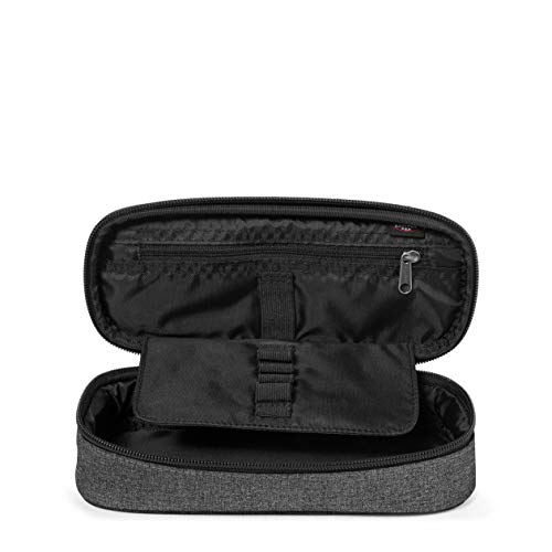 Eastpak Oval Single Estuche, 22 cm, Gris (Black Denim)