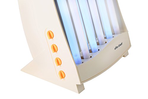 Efbe-Schott Solarium facial con 6 lámparas, 105 W, 2 gafas de protección incluidas, Blanco, SC GB 836 C N