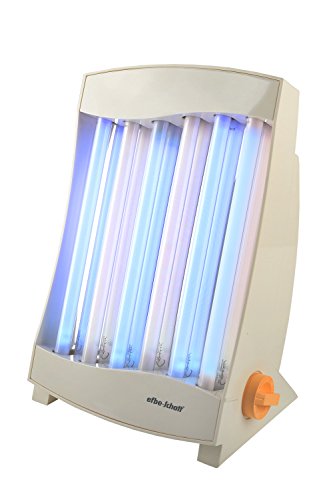 Efbe-Schott Solarium facial con 6 lámparas, 105 W, 2 gafas de protección incluidas, Blanco, SC GB 836 C N