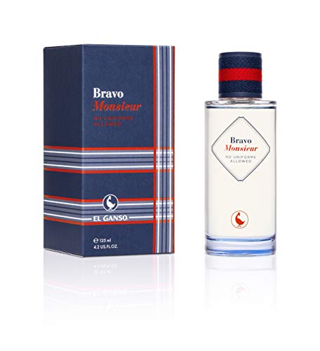 EL GANSO BRAVO MONSIEUR EAU DE TOILETTE 125ML VAPORIZADOR Unisex adulto, Negro, Único