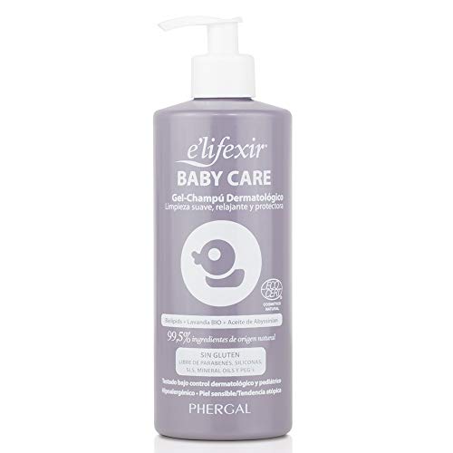 Elifexir Baby Care | Gel Champú Dermatológico Hipoalergénico para Bebés | 500 ml