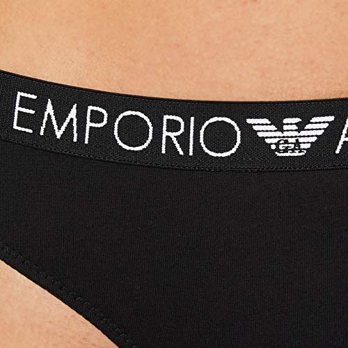 Emporio Armani Underwear Iconic Cotton Ropa Interior, Bianco, S para Mujer