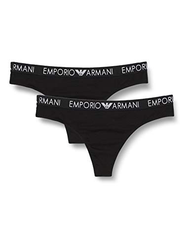 Emporio Armani Underwear Iconic Cotton Ropa Interior, Bianco, S para Mujer