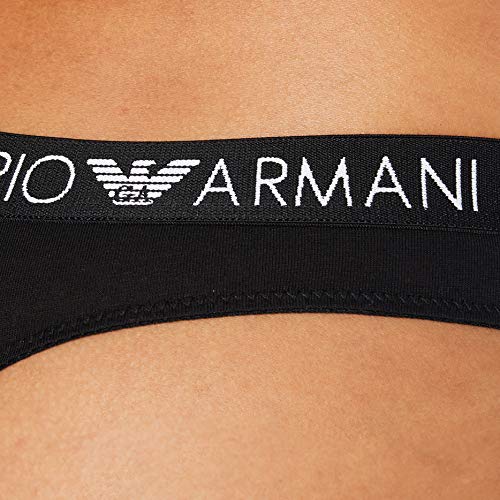 Emporio Armani Underwear Iconic Cotton Ropa Interior, Bianco, S para Mujer