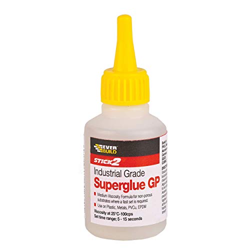 Everbuild, Industrial Superglue Uso General, 50 g