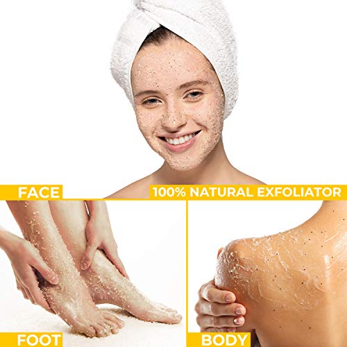 Exfoliante Natural Sal Mar Muerto Facial Corporal y Pies de Limón Anticelulítico Reafirmante Drenaje Hidratante Piel Grasa y Seca Mascarilla Facial Curar Acné 500gr Para Hombres y Mujeres