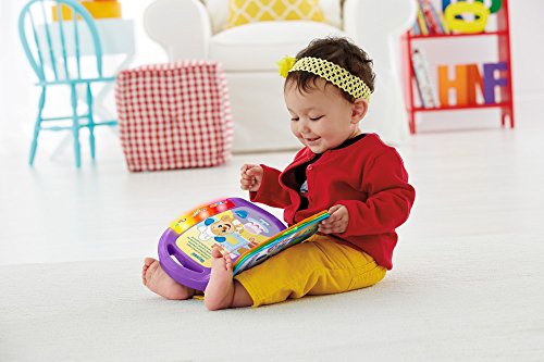 Fisher-Price - Ríe y Aprende - Libro interactivo de aprendizaje - juguetes educativos - (Mattel FRC69)