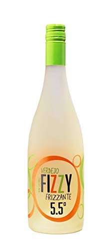 Fizzy Frizzante Vino Espumoso Verdejo - Pack de 6 Botellas x 750 ml