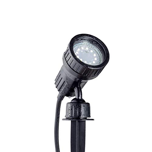 Foco de jardín led para interior/exterior 3 W GU10 I estaca I alumbrado de camino I luz de césped I lámpara de jardín I iluminación de jardín I luz de jardín I P44