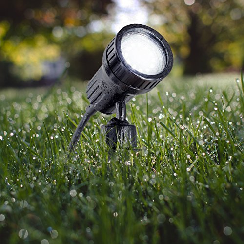 Foco de jardín led para interior/exterior 3 W GU10 I estaca I alumbrado de camino I luz de césped I lámpara de jardín I iluminación de jardín I luz de jardín I P44