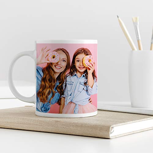 Fotoprix Taza Personalizada con Foto y Texto | Regalo Original (Imagen Personalizada)