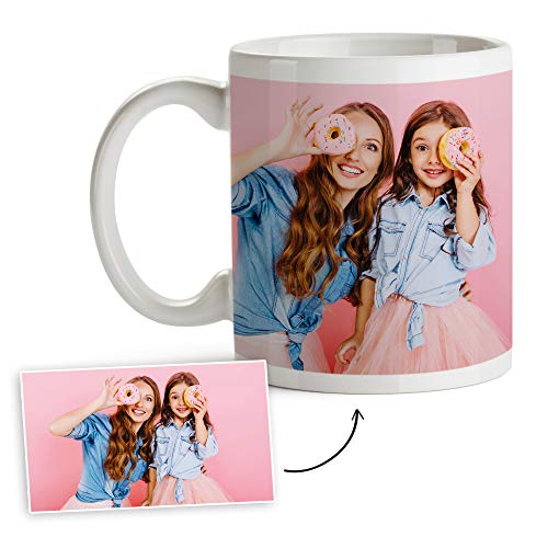 Fotoprix Taza Personalizada con Foto y Texto | Regalo Original (Imagen Personalizada)