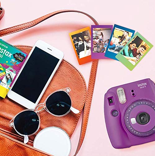 Fujifilm Instax Mini 9 - Cámara instantanea, solo cámara, Morado