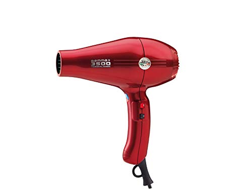 Gamma Piu 3500 Power - Secador de pelo, color rojo