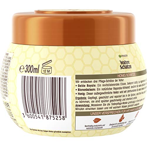 Garnier atesora Tiefenpflege máscara de miel, 1er Pack (1 x 300 ml)