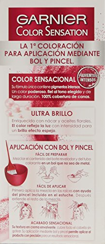 Garnier Color Sensation - Tinte Permanente Rubio Luminoso 8.0, disponible en más de 20 tonos