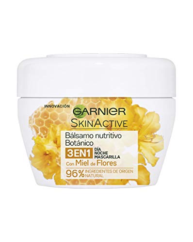 GARNIER Skin active bálsamo nutritivo botánico 3 en 1 con miel de flores 150 ml