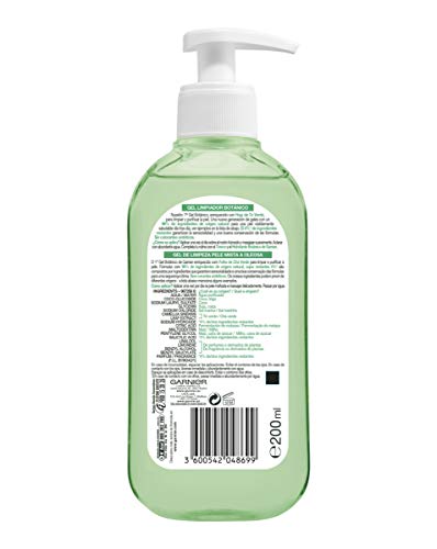 Garnier Skin Active Gel Limpiador con Hoja de Té Verde - 200 ml