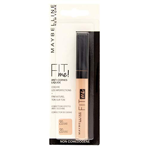 Gemey Maybelline Fit Me Concealer Corrector 20 Sand, 1 unidad