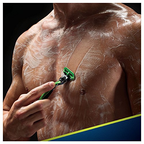 Gillette BODY - Maquinilla de afeitar 3 hojas, Para hombre, Verde