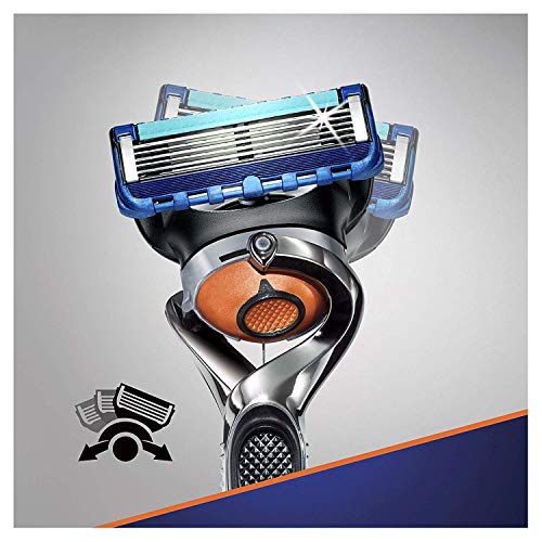 Gillette Fusion5 ProGlide - Cuchillas de Afeitar, Paquete Apto para el Buzón de Correos, Tecnología FlexBall que se Adapta a los Contornos, 14 Recambios