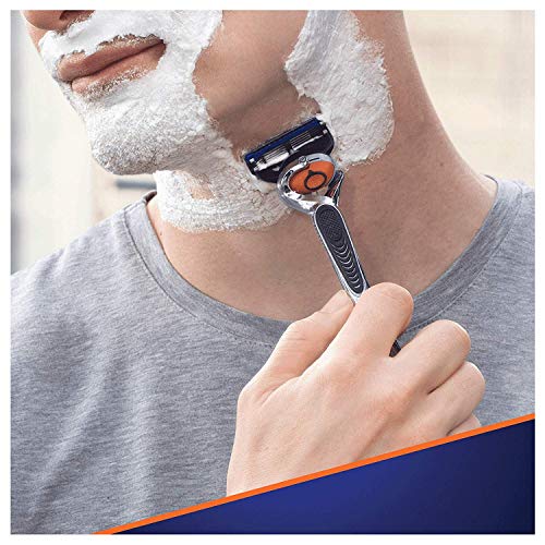 Gillette Fusion5 ProGlide - Cuchillas de Afeitar, Paquete Apto para el Buzón de Correos, Tecnología FlexBall que se Adapta a los Contornos, 14 Recambios