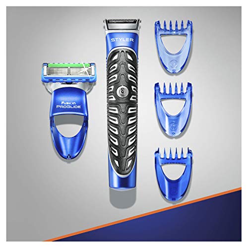 Gillette Styler Multiusos: Recortadora Barba, Maquinilla Y Perfiladora, Para Dominar Cualquier Estilo De Barba