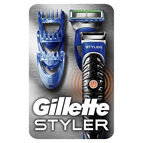 Gillette Styler Multiusos: Recortadora Barba, Maquinilla Y Perfiladora, Para Dominar Cualquier Estilo De Barba