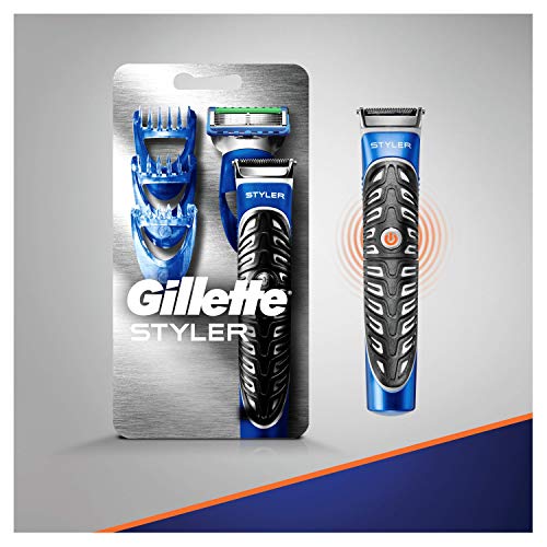 Gillette Styler Multiusos: Recortadora Barba, Maquinilla Y Perfiladora, Para Dominar Cualquier Estilo De Barba