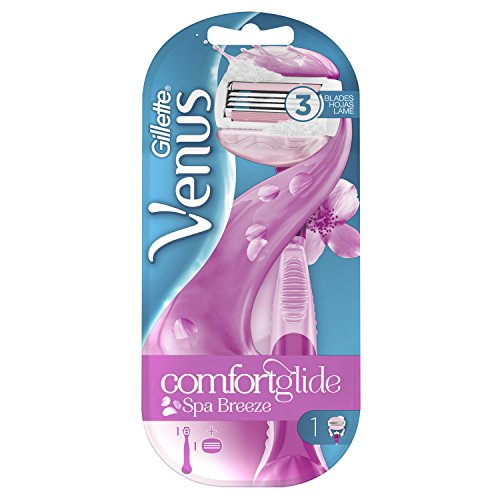 Gillette Venus ComfortGlide Spa Breeze Maquinilla Para Mujer, Con Bandas Hidratantes Flexibles