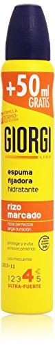 GIORGI LINE espuma fijadora rizo marcado ultra fuerte spray 210 ml