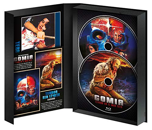 Gomia, Terror en el Mar Egeo BD + Terror sin Límite BD estuche VHS con 8 Postales en Edición Limitada Numerada de 1000 ejemplares [Blu-ray]